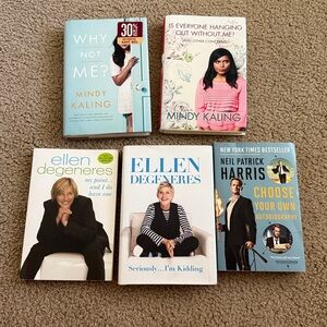 Bundle of 5 Celebrity Memoirs